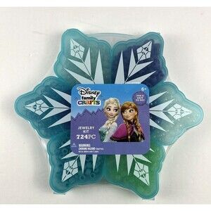 Disney Family Crafts - Frozen Jewlery Kit 720 pc - Easy and fun to do! Ages 6 +